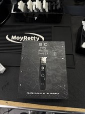 StyleCraft Professional Digital Brushless Motor Saber Cordless Trimmer Black