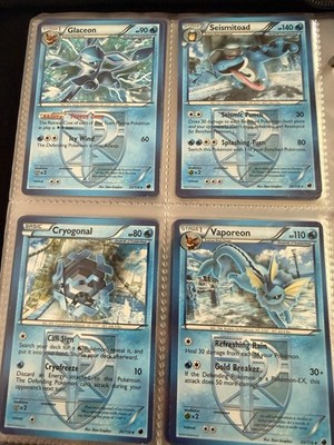Pokemon TCG Team Plasma 16-Card Lot Plasma Freeze/Storm 2012 English Glaceon