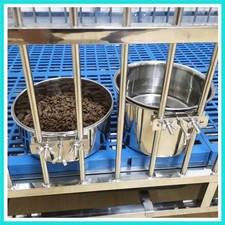 Dog Crate Water Bowl No Spill, 2 Pack Stainless Steel Large Dog Bowls, Hangin...