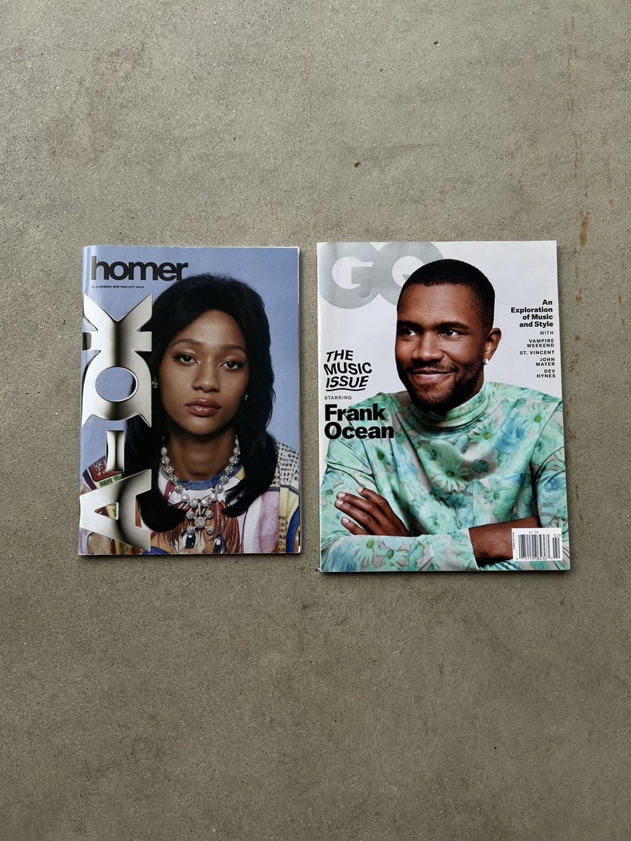 Frank Ocean Magazine Bundle - Homer Catalog 1 + GQ Music Issue