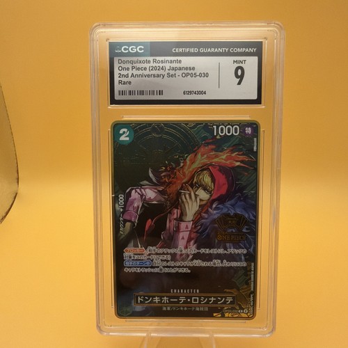 Donquixote Rosinante (One Piece Japanese Version 2nd Anniversary Set) graded CGC 9 for sale on eBay