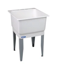 Utilatub 14 Single Polypropylene 20 gal. Capacity Laundry Tub 23 W x 25 D in.
