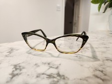 Jean Lafont HONEY 414 53-15-140 Striped Cat Eye Glasses Paris France