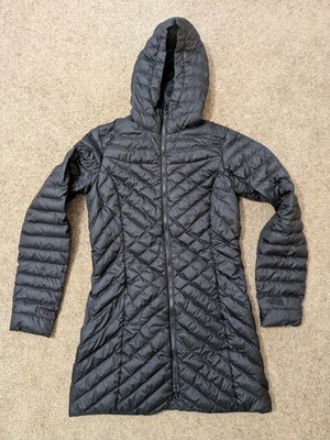 The North Face Puffer Jacket Women's Small Black Long 700 Goose Down Parka
