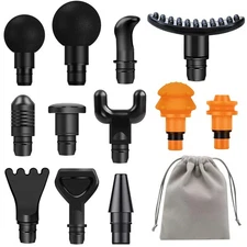 Massage Gun Attachments for Hypervolt Go, 12PCS Replaceable Massager Heads to...