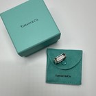 Tiffany & Co. Sterling Silver 1837 Square Band Ring Size 11 with Box & Pouch — photo 2