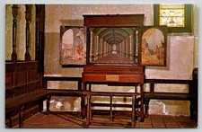 Father Smith Organ St. Luke's Church Smithfield VA Vintage Postcard