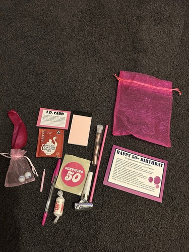 50th Birthday Novelty Gift Pack