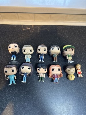 Funko Stranger Things Funko Pops! lose unverpackte Konvolut Sammlung X11 einige Spuren