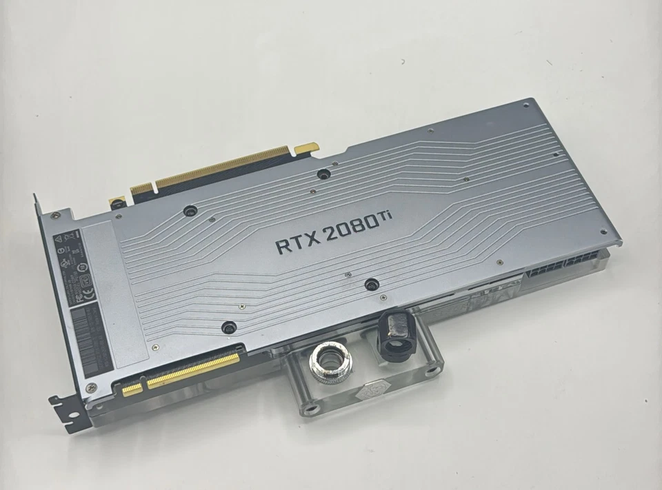 Nvidia 2080 Ti 11GB DDR5 RGB GPU with Water Block  (/RT6-24135-2080TI-WB-UG) - Image 2 of 2