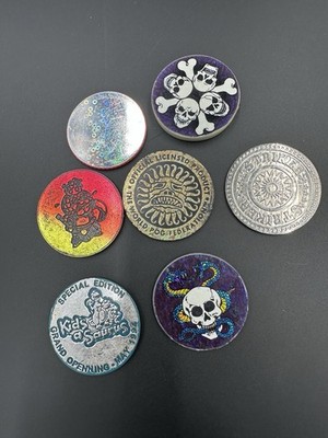 POG Milk Cap Slammers Vintage 90s Mixed Lot of 7