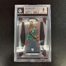 2017-2018 Panini Prizm #16 - Jayson Tatum  *Rookie Card* BGS 9  W/Subs?. rookie card picture