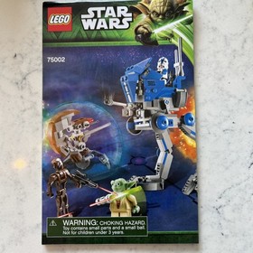 Lego Star Wars Set 75002 Manual And Box Only