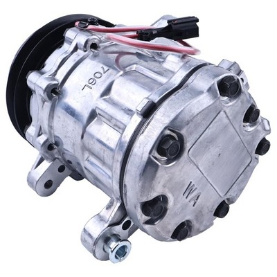 KHR3536 4615804 A/C Compressor For John Deere 27D 35D Hitachi ZX30UR-2 ZX55UR-3D