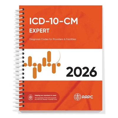 ICD-10-CM Code Book 2026 Spiral-bound   September 1, 2025 Spiral-bound
