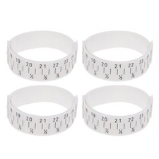 4pcs Durable Bracelet Measuring Tool White For Precise Wrist Size Measure 4pcs Durable Bracelet Measuring Tool White For Precise Wrist Size Measure