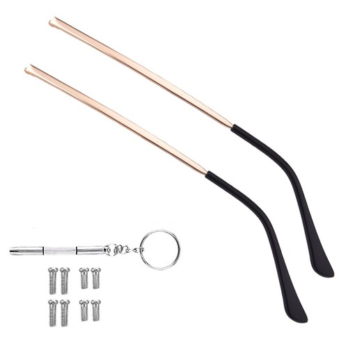 OPUGIT Metal Glasses Replacement Temple, Eyeglass Arms Legs Replacement, Glas...