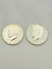 1992-S Kennedy Half Dollar Proof Silver 90% Gem BU Deep Mirror 2 Coin Lot #1141