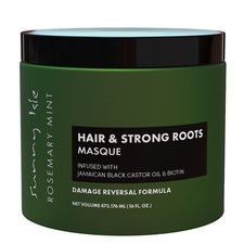 Mascarilla capilar Sunny Isle romero menta 16 oz tratamiento de crecimiento de raíces fuertes