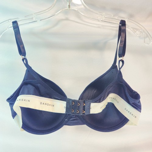Danskin Intimates Black Bra 36C Full Coverage Adjustable Elastic Straps No Wire - Picture 4 of 7