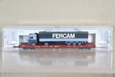 FLEISCHMANN 5276 DB RoLa LOW FLOOR WAGON 181-6 & MERCEDES FERCAM TRUCK LOAD on