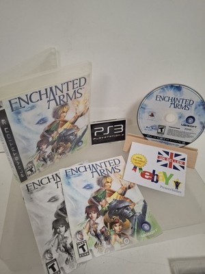 ENCHANTED ARMS SONY PLAYSTATION 3 SPIEL & 2 HANDBÜCHER 1 IN FARBE 1 S/W SEHR SELTEN USA