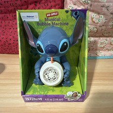 Walmart Disney Stitch No-Spill Musical Bubble Machine 4 fl oz 118 mL 