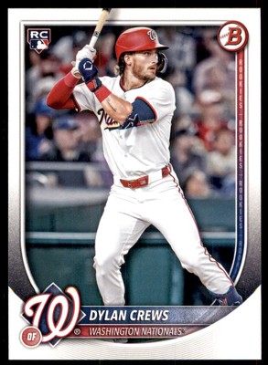 2025 Bowman Dylan Crews RC Washington Nationals #42