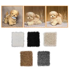 Lockiger Stoff 43x38 cm Kunstfell für Schal Foto Requisite Puppenhaar