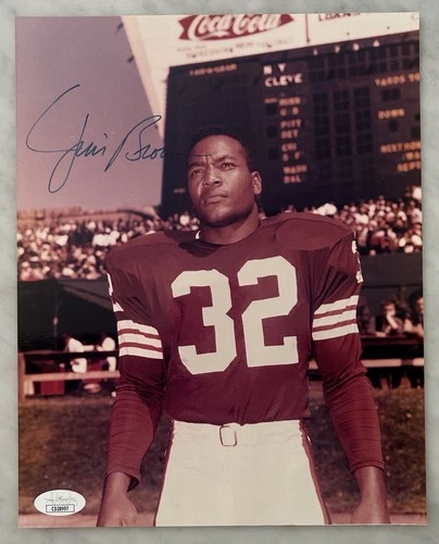 JIM BROWN AUTOGRAPH SIGNED 8X10 PHOTO PICTURE CLEVELAND BROWNS HOF JSA