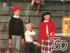 Original Manual for Canon T50 Camera
