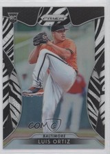 2019 Panini Prizm Zebra Prizm 29/99 Luis Ortiz #48 a3i