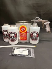 Gal. Fluid Film Amber, Semi Pro Gun, 1 Wand, 3 W Qt. Bottles, and 50 Rust Plugs