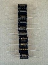 10pc Electrolytic Capacitor Axial 2000hr 105℃ RoHS 250uF 100V φ16x26mm Supertech