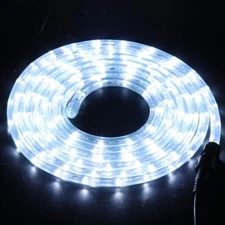 Super Bright Solar Rope Fairy Lights 100 LED Strip Outdoor Garden Landscape Lamp