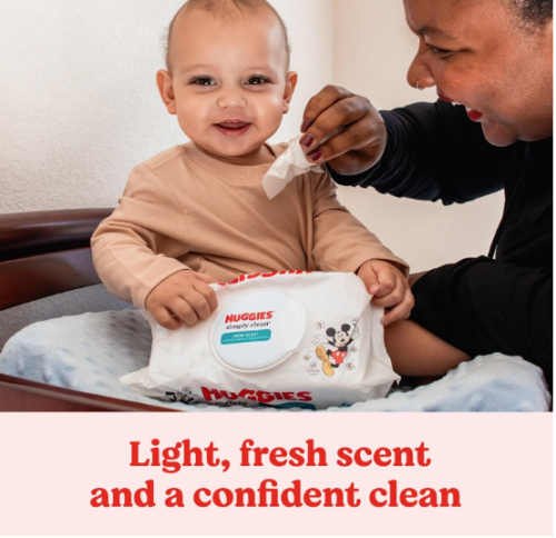 Baby Wipes Huggies Natural Care Sensitive Baby Wipes, 3 Packs of 64 (192 Total) - Picture 5 of 14