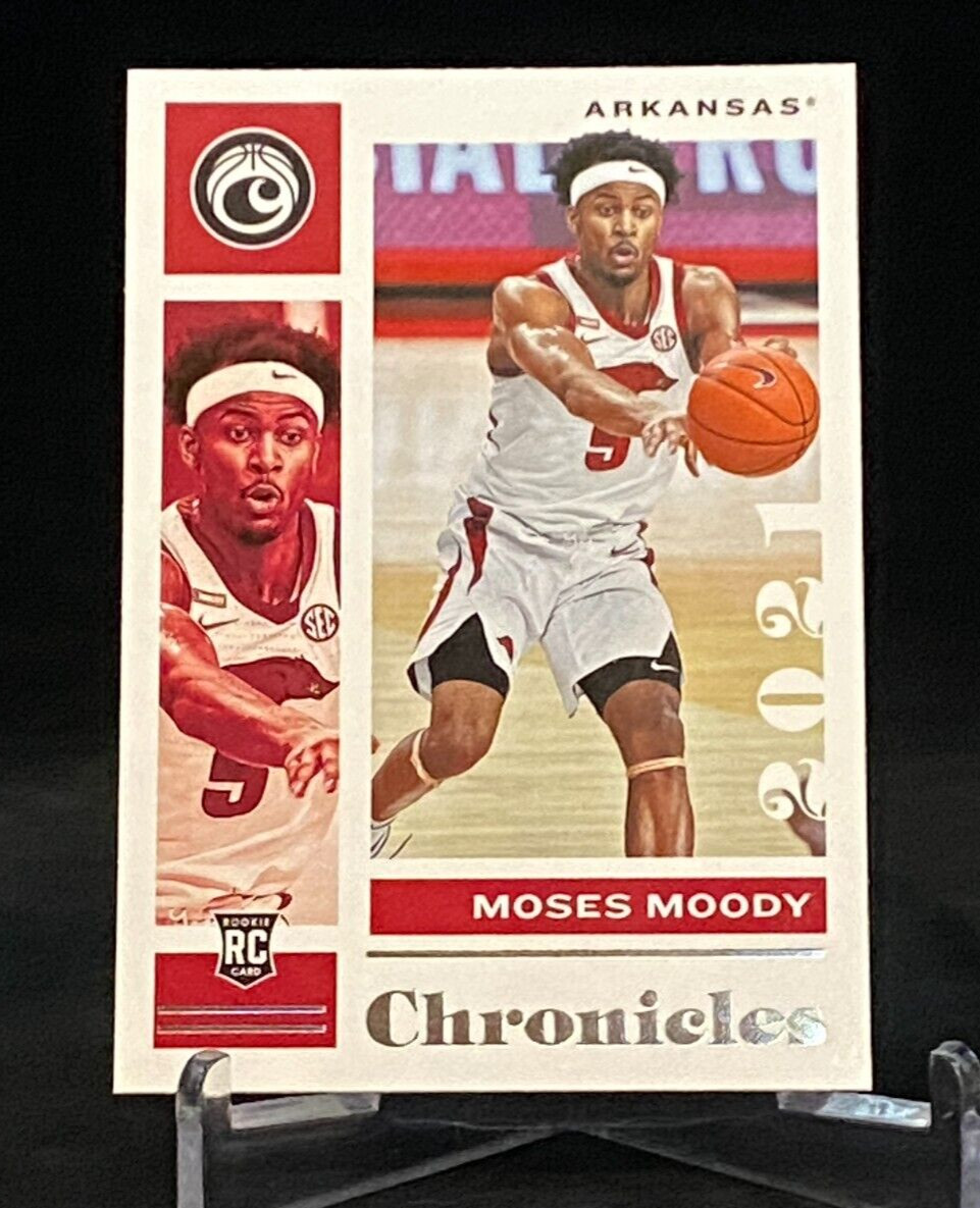 2021-22 Chronicles Draft Picks #11 Rookie Moses Moody Arkansas Razorbacks