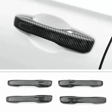 For 2023 Honda CR-V CRV ABS Carbon Fiber Exterior Car Door Handle Cover Trim 4X