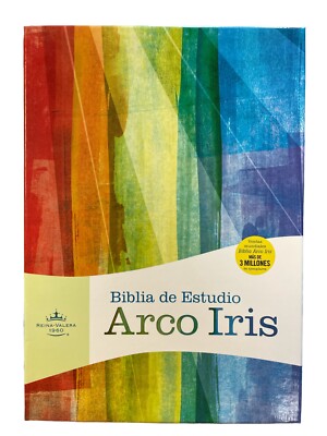 Biblia de Estudio Arcoiris RVR 1960, Símil Piel Cocoa-Terracota Con índice 