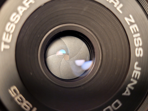 MINT TESTED M42 EXA 1b Zeiss Jena Tessar 2,8/50 Prism / Bag / Box Pentacon 1 B - Picture 6 of 7