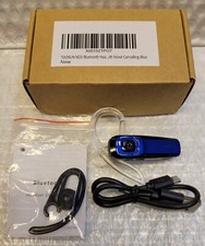 TOORUN M26 Bluetooth Headset with Noise Cancelling Mic - Blue