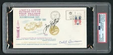 Thomas P. Stafford signed autograph Envelope Apollo-Soyuz Astronaut PSA Slabbed