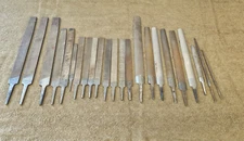 23 Vixen Woodmiller Flat Half Round File Set Metal Smooth Standard Mixed Coarse