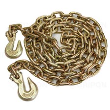 GRIPON 10ft Grade 70 3/8" Binder Chain with Two 3/8" Grab Hooks