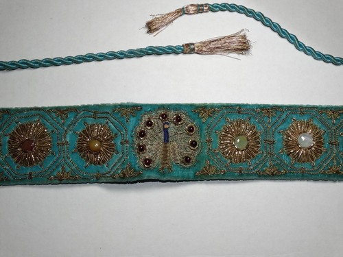 Antique Asian Women's Belt (Real Gemstones, Garnet, Agate..), Silver Gold - Rare - Picture 17 of 22