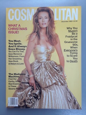 Cosmopolitan magazine December 1992 Frederique