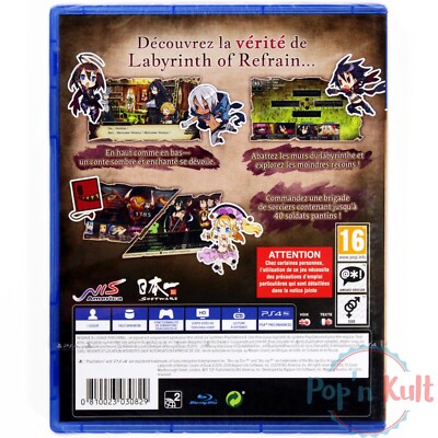 Jeu PS4 Labyrinth Of Refrain: Coven Of Dusk - Neuf Sous Blister, Version Française, RPG