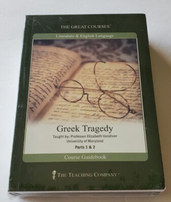 Great Course: Greek Tragedy, Parts 1 & 2 (Audio CD, Course Guidebook, NEW)