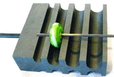 Devardi Glass Graphite Marver~ DONUT BEAD ROLLER/SHAPER, Lampwork Bead Making