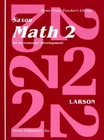 Saxon Math 2 Homeschool Teacher's Manual 1st Edition by Nancy Larson (Spiral-…